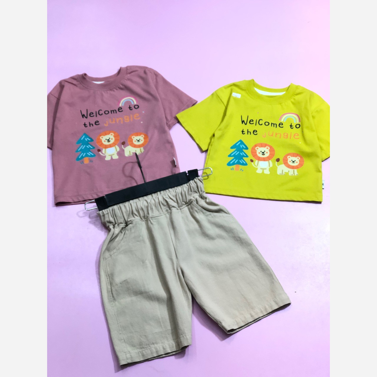 تیشرت شلوارک اسپرت بچگانه
