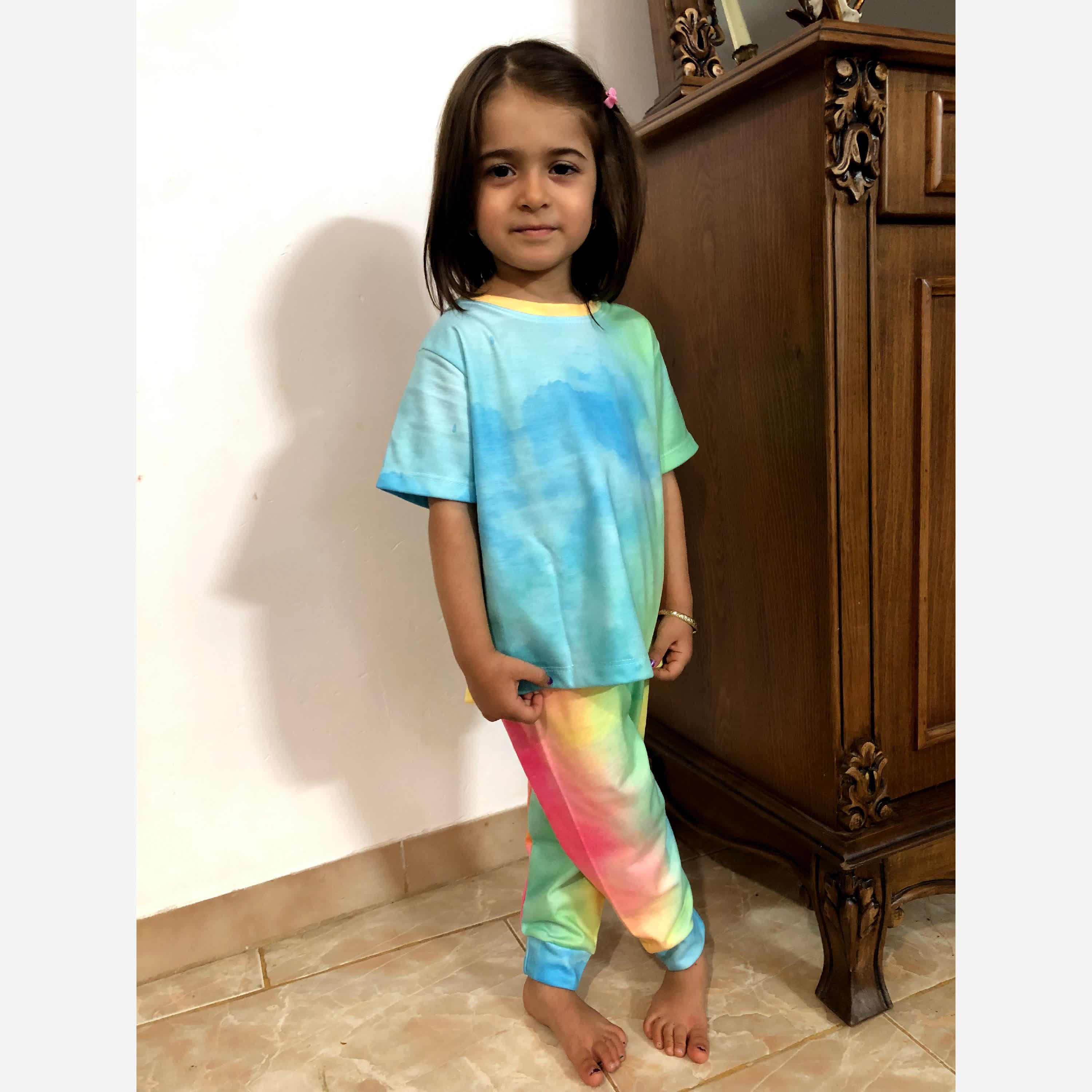 تیشرت و شلوار راحتی بچگانه نرمالو
