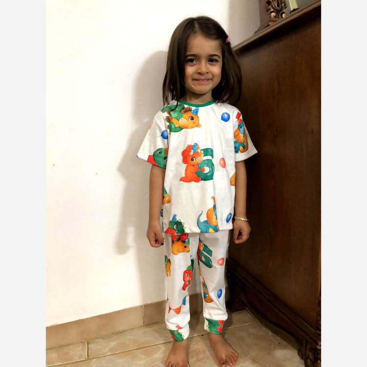 تیشرت و شلوار راحتی بچگانه نرمالو